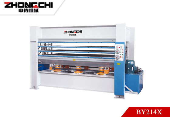 BY214X8 Plywood Press Machine Automatic Control Warm Press Machine Voor triplex 120T
