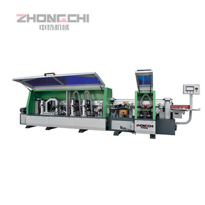 Houtbewerkingsmachine voor het banden van PVC-randjes met hoektrimmachine